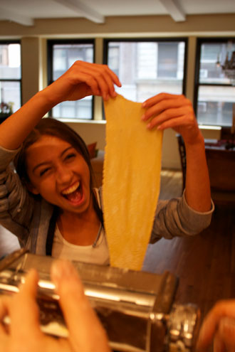 Making pasta